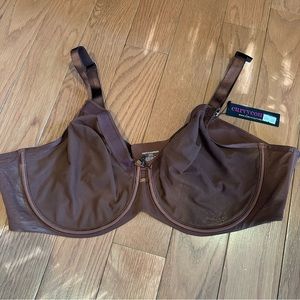 NWT Curvy Couture Bra Brown Size 42 DD